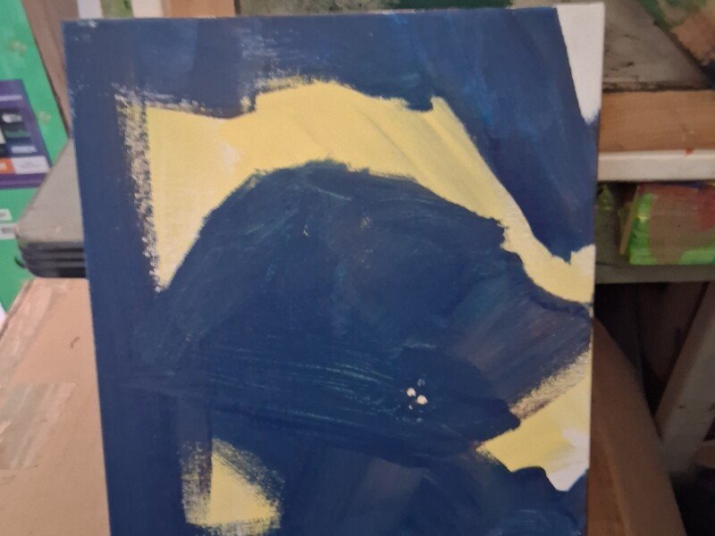 Painting one front painting on back 2