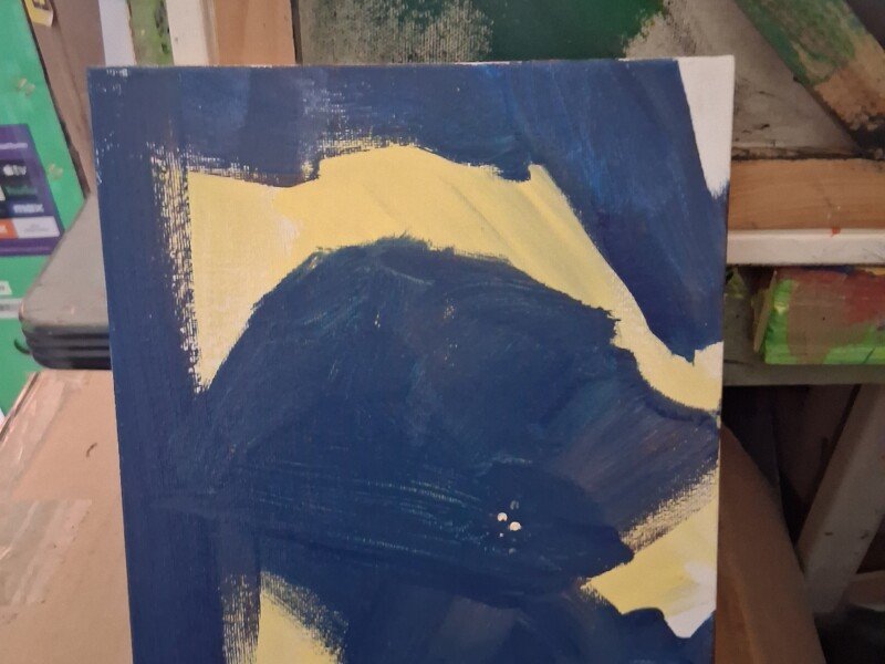 Painting one front painting on back 2